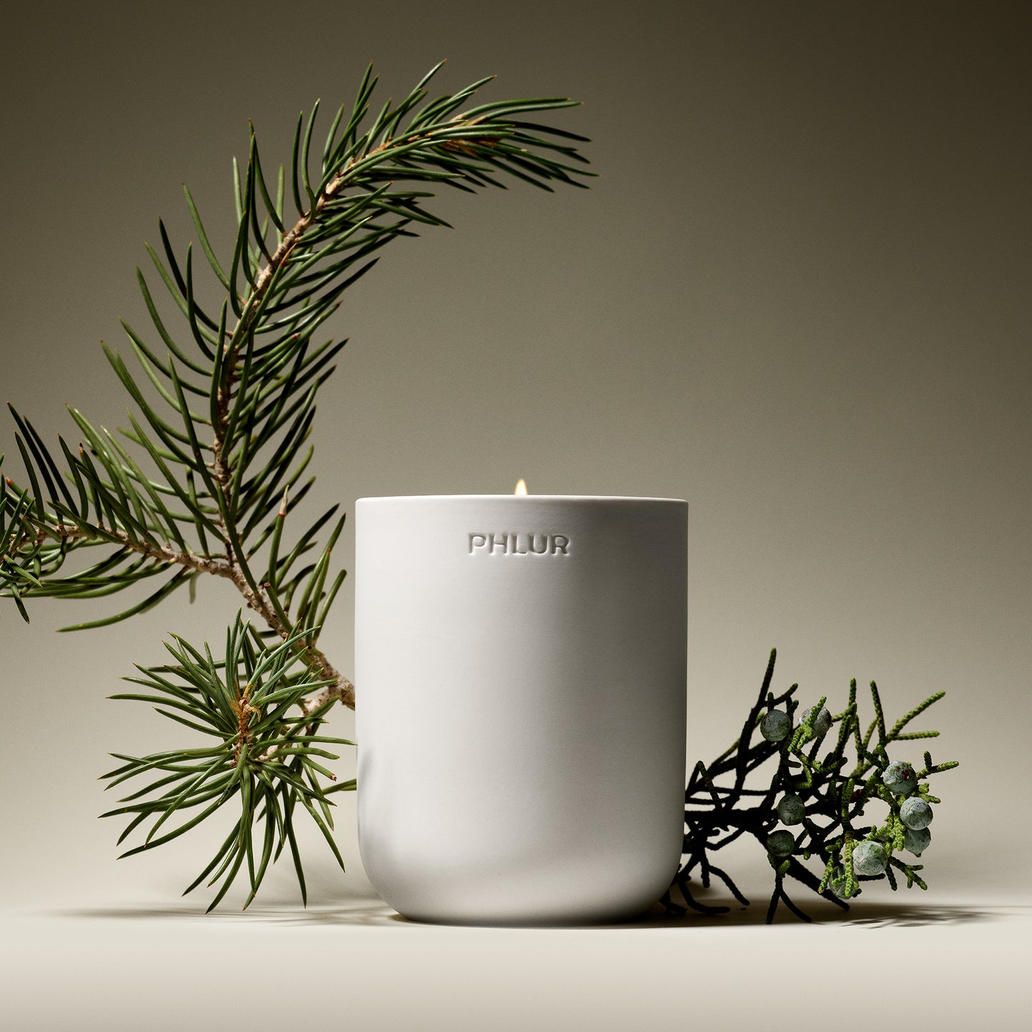 Phlur's Wild Balsam holiday candle
