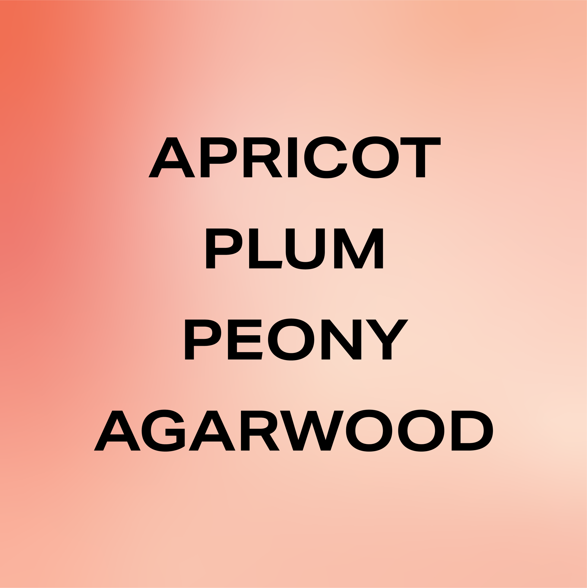 Apricot Privée fragrance notes