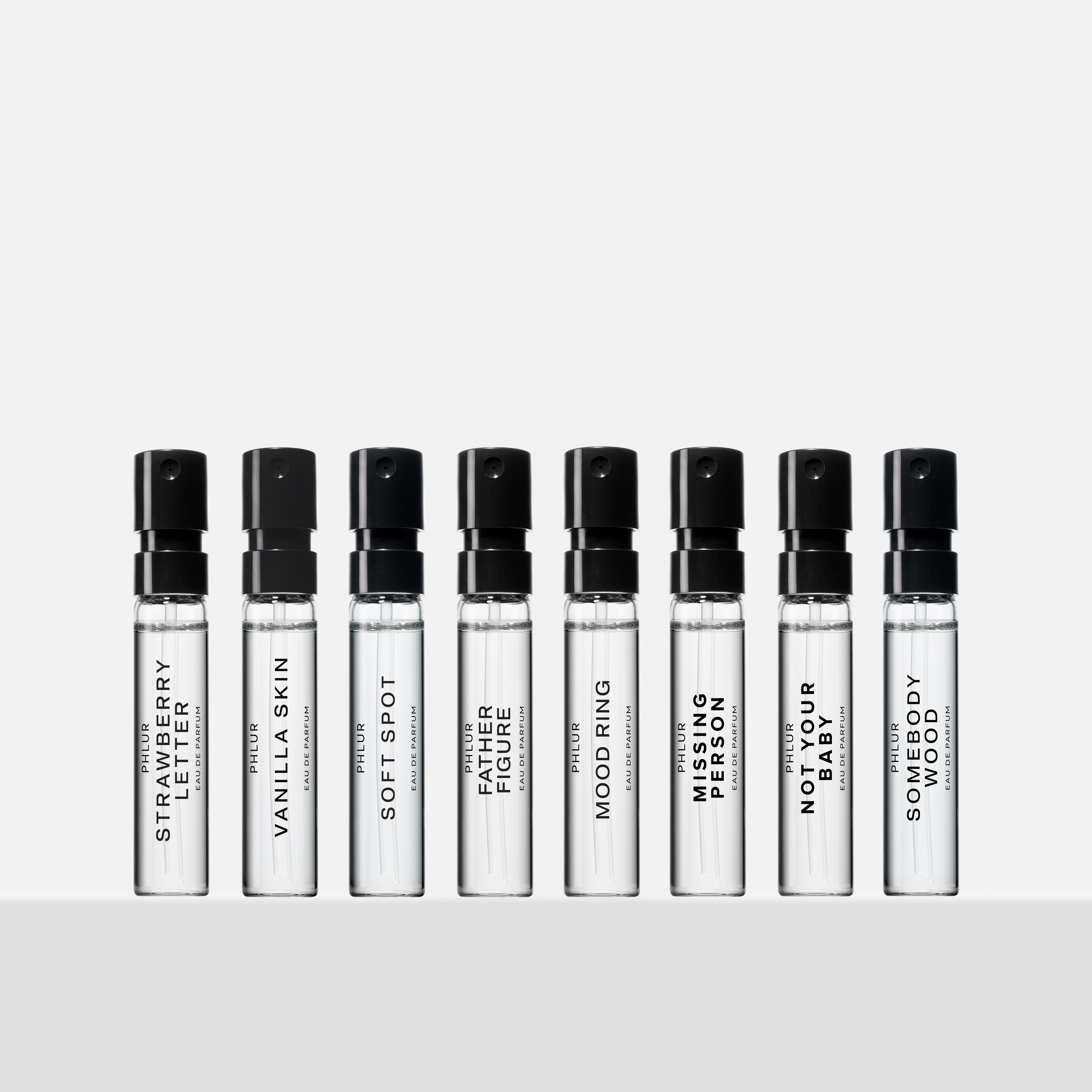 Store PHLUR sample perfume set