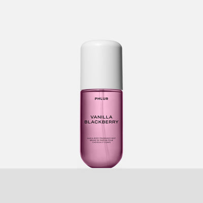 Brume corporelle vanille et mûre - Format voyage