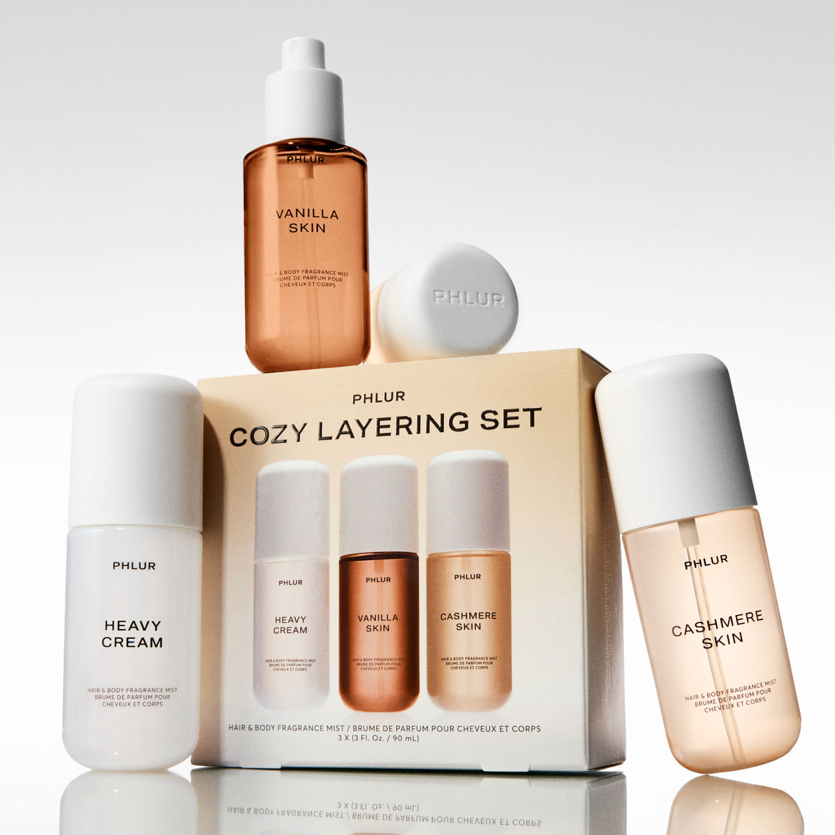 Cozy Layering Set - Body Mist Trio - Phlur