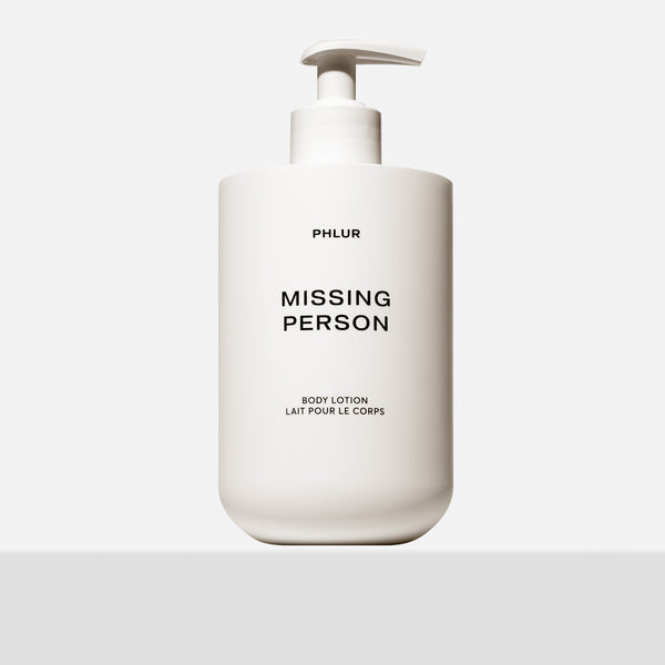 missing person body lotion