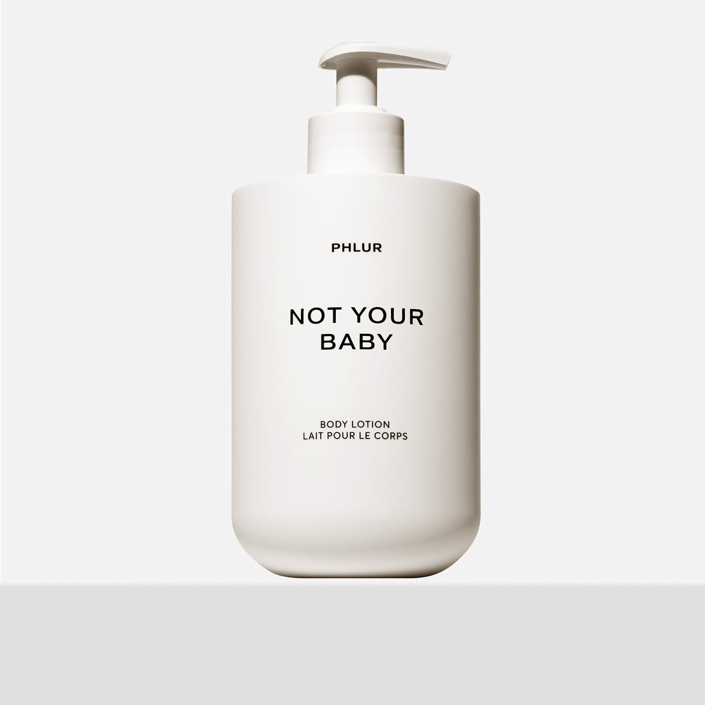 not your baby body lotion